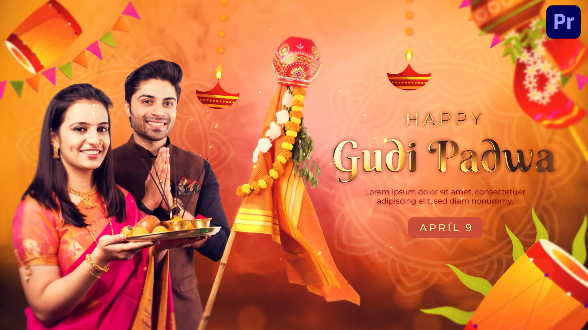 Indian Festival Gudi Padhva Wishesh Intro
